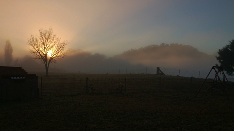 A misty Oberon morning