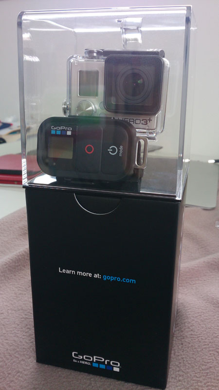 GoPro 
Hero 3+ Black Edition